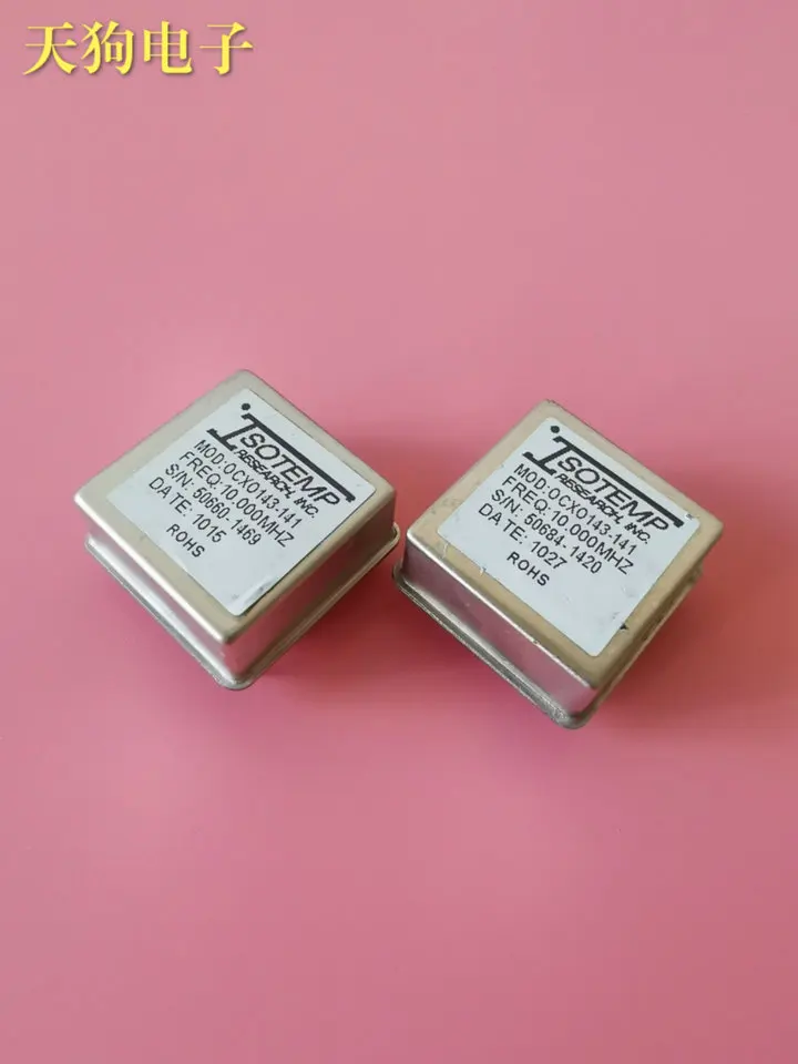 2 قطعة الثاني اليد OCXO143-141 10Mhz OCXO درجة حرارة ثابتة الكريستال مذبذب 5V SC قطع مربع موجة