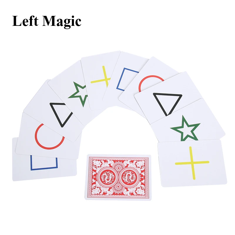 Funny Esp Classic Cards Group Card Sets Magic Tricks Close Up Street Stage Poker Magic Props Children Kids Magic Toy