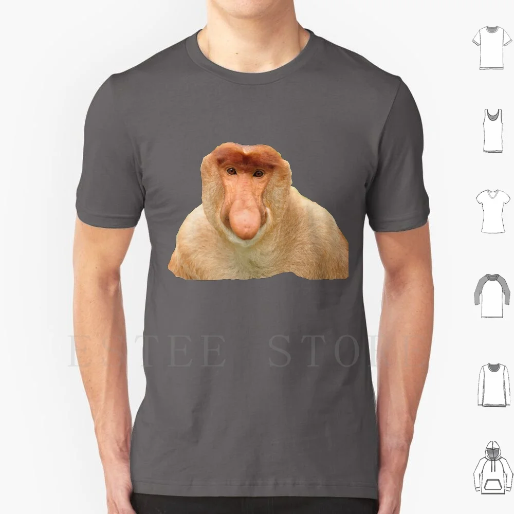 Monkey Nose. T Shirt Men Cotton 6xl Best Selling Best Selling Trend Trending Libertees Liberal Progressive Old School Old