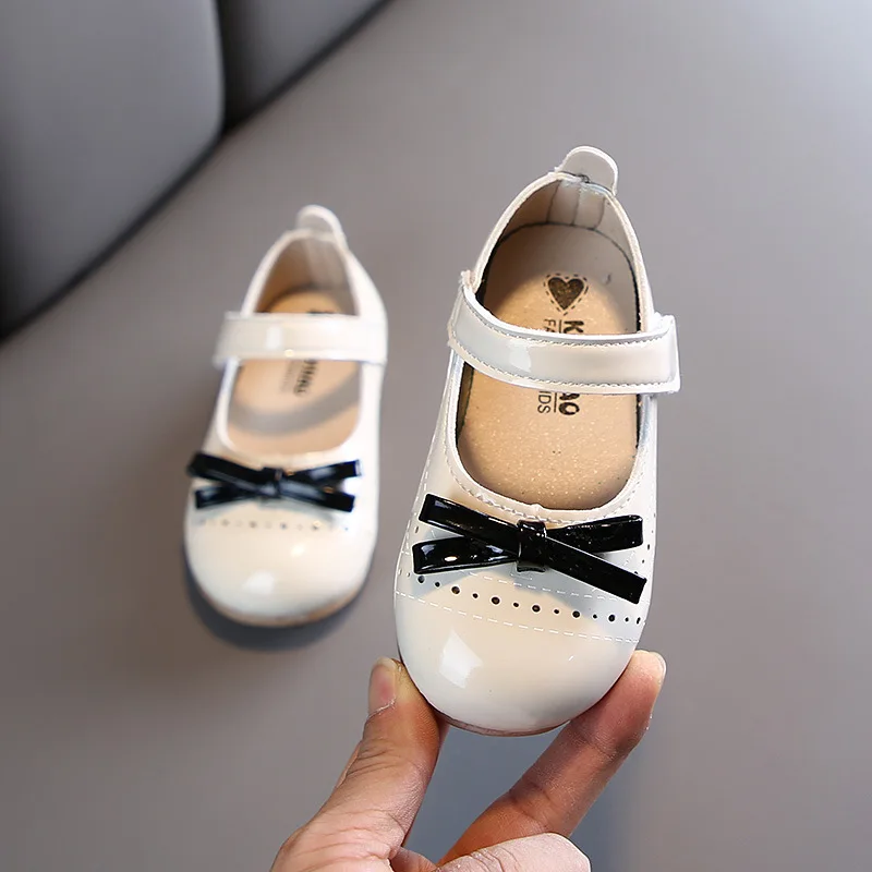 spring new children's shoes Korean girls princess shoes fashion baby shoes single shoes small leather shoes