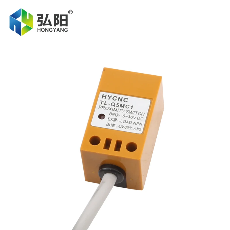 인덕션 스크린 금속 다리미 근접 스위치 센서, 센서 SN04 큐브 하우징, 3 선 6-36VDC LED, NC NPN PNP 없음, 5mm 감지