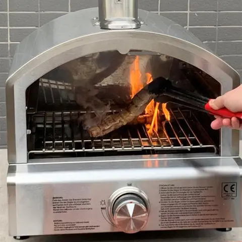 Outdoor gas 12 inch pizza oven XM-039 pizza machine stainless steel portable household oven toaster gas oven