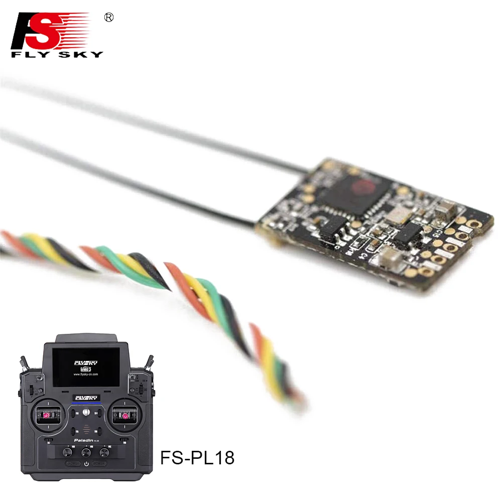 FlySky FTr16S 2.4G 16CH Two-Way Dual Antenna PPM/IBUS AFHDS3 Mini Receiver For PL18 Remont Controller FPV Racing Drone RC Part