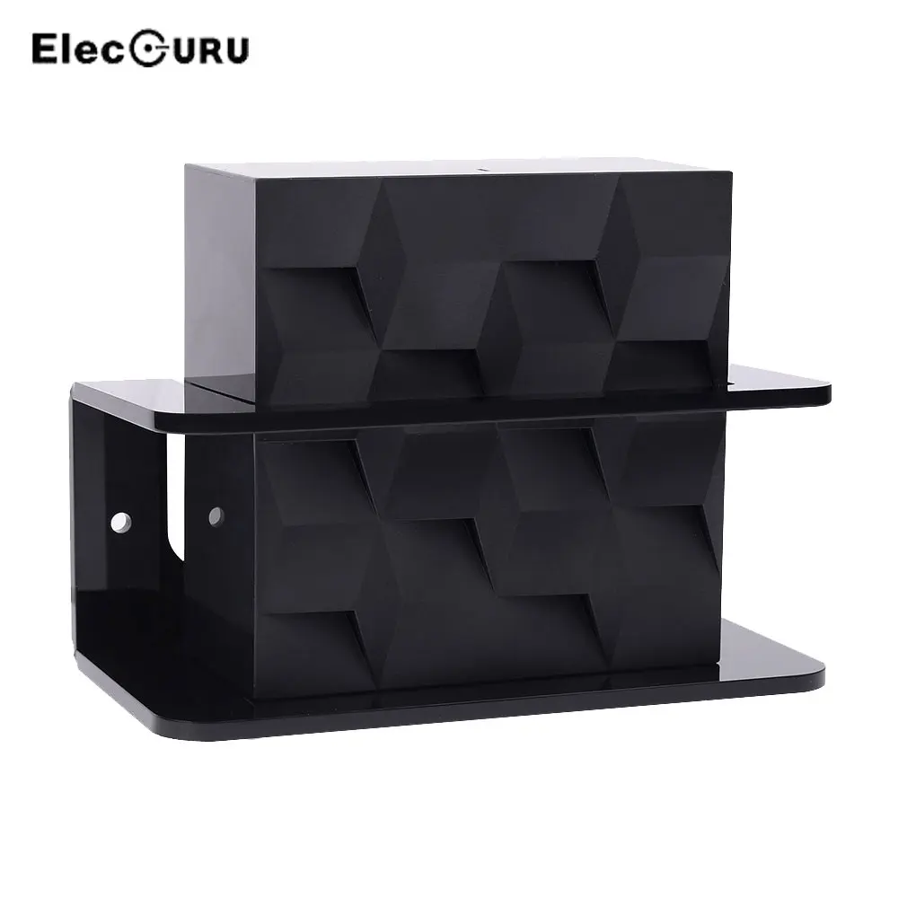 جدار جبل حامل ل NETGEAR شبكة WiFi 6 نظام (MK62 MS60 MR60) الاكريليك الحائط قوس موزع إنترنت واي فاي الجرف صندوق تخزين