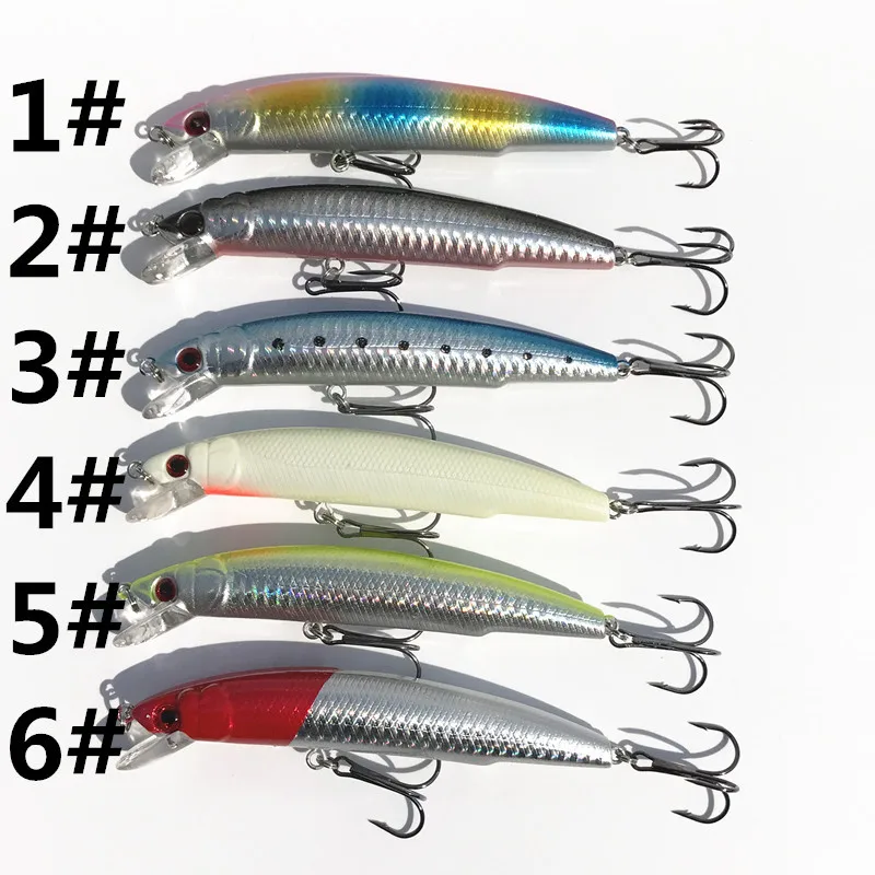 Minnow Seabass Catch señuelo duro para lubina 115mm láser brillante - imagen 3