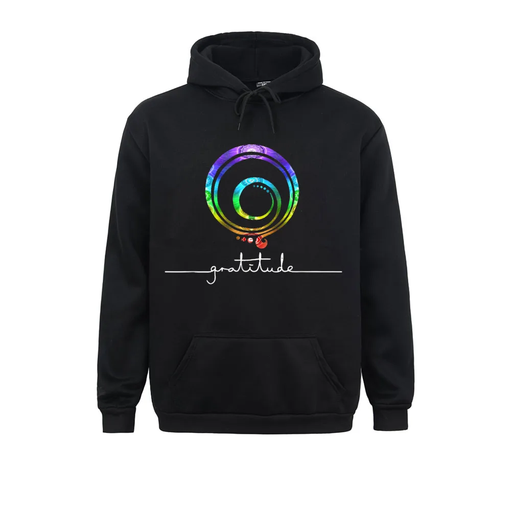 Men's Sweatshirts Gratitude Chakra Gratitude Symbol Inspirational Customized Hoodies Winter Autumn Sportswear Long Sleeve