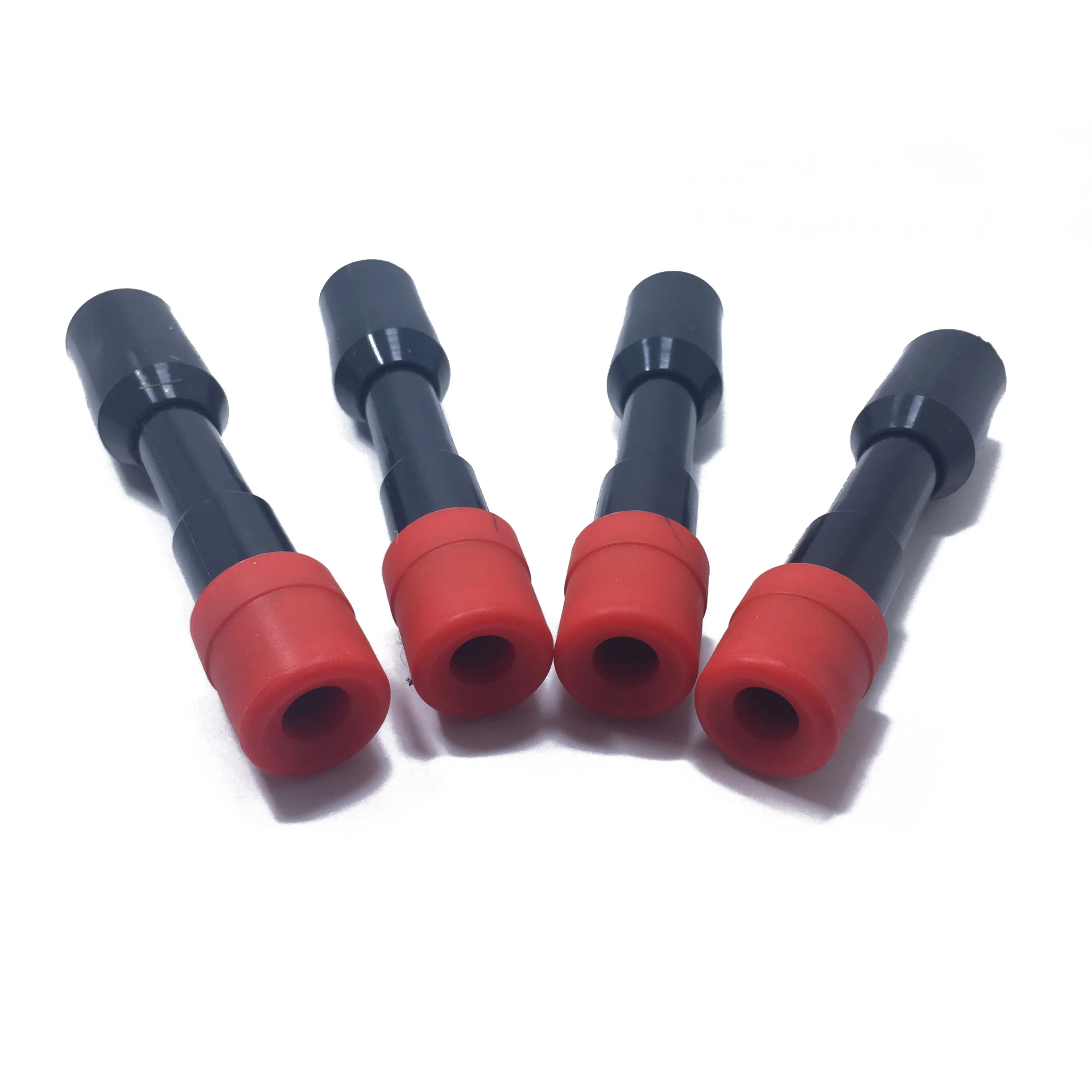 4 PCS OEM 30521-Pwa-003 Ignition Coil Rubber Kit R26021 With Spring For 2003-11 H onda C ivic Hybrid 1.3L