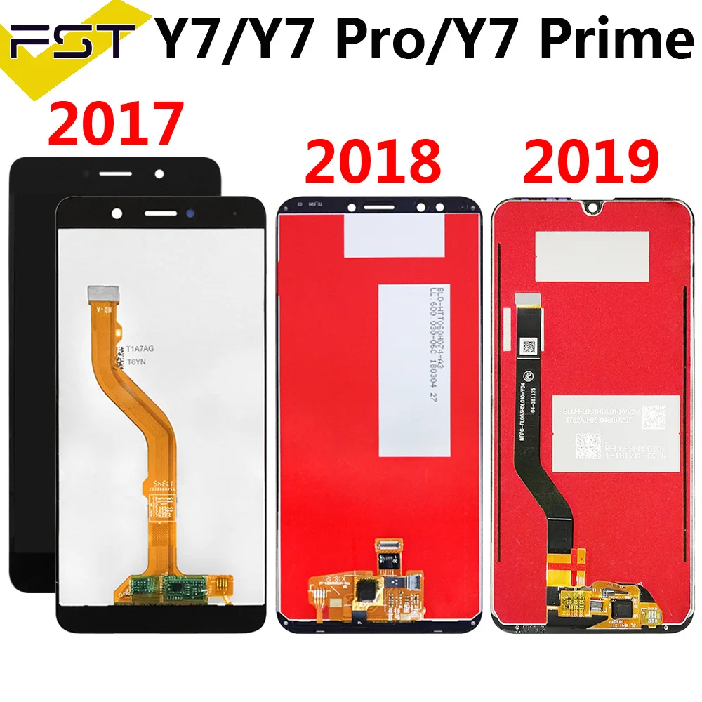 For Huawei Y7 Prime 2017 LCD Y7 2018 Display TRT- TL00 LX1 L21X Touch Screen Display Digitizer For HUAWEI Y7 2019 LCD DUB-LX1