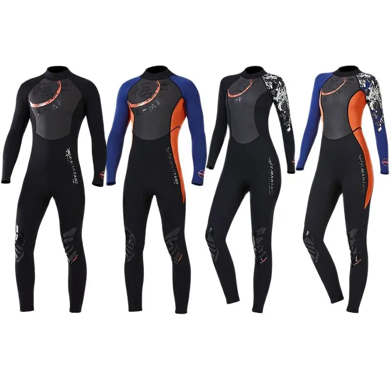 

3MM Neoprene Wetsuit men women Full Body Diving suit Scuba spearfishing Snorkeling surfing Wetsuit winter thermal swimsuit