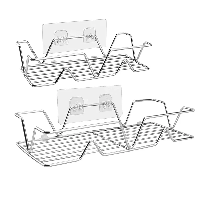 

Bathroom Shelf Shampoo Holder Shower Storage Rack Mount Kitchen Storage Basket Cosmetic Rack Home Organizer Bath Accessories