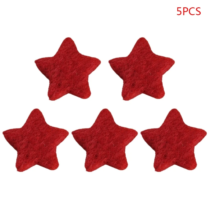 5Pcs Newborn Photography Props Baby Wool Felt Stars Photo Shooting Accessories P31B