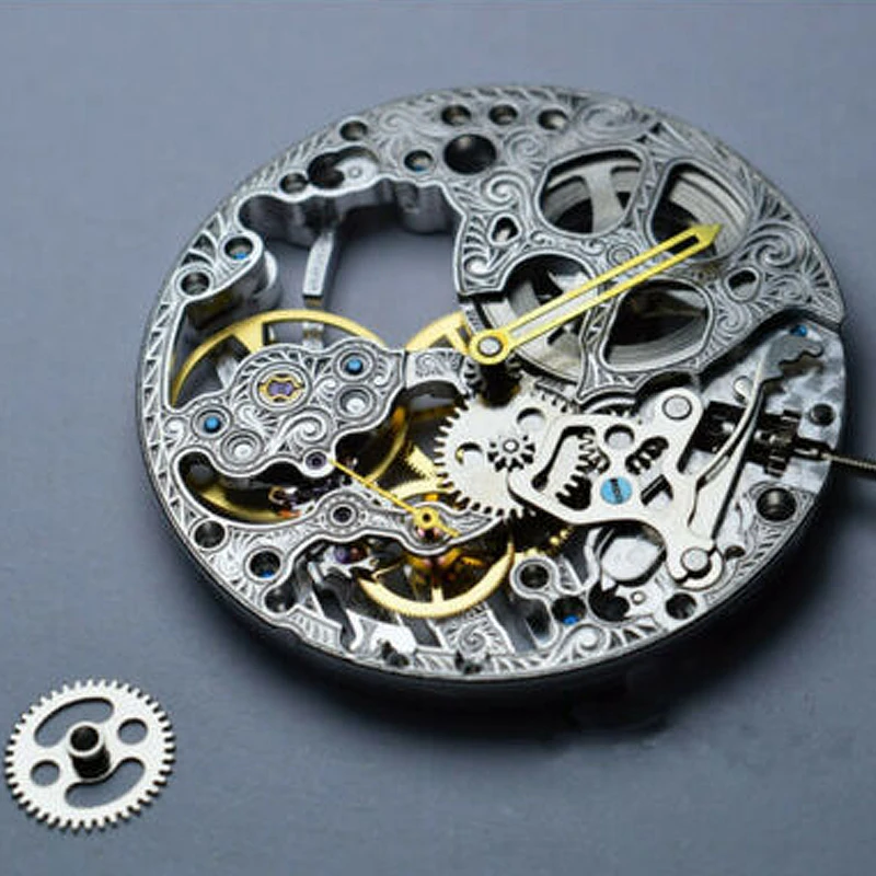 Genuine ST3620k TY3620-2B Movement Manual Skeleton Mechanical Hand Winding ST36 Movement Parts ETA 6498 Screw Part