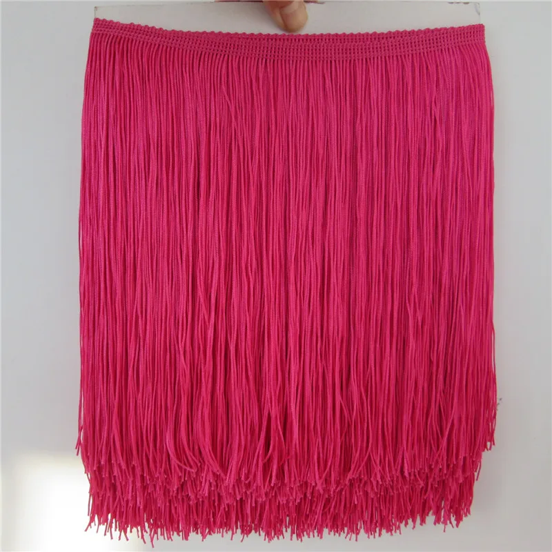 Wholesale 1Yard/lot Lace Trim Tassel Fringe DIY Latin Dress Stage Clothes Accessories Decorative Tassels for Curtains