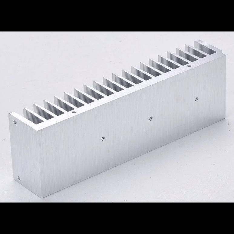 Aluminum E Heatsink For Power Amplifier LM3886 / STK401 DIY 200mm*40mm*62mm