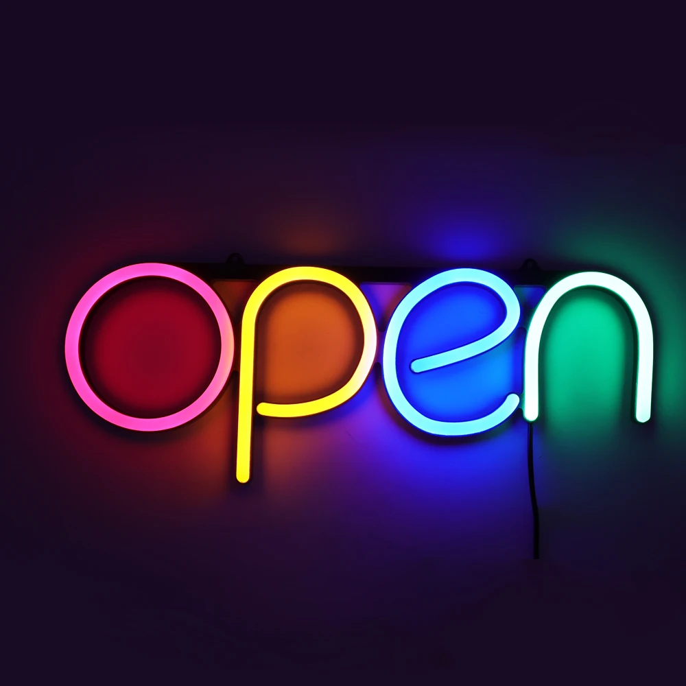 CALCA OPEN Neon Sign Business LED Light Lamp Integrative Ultra Bright Bar Club KTV Store Shop Advertising Lighting LED Lamp Sign
