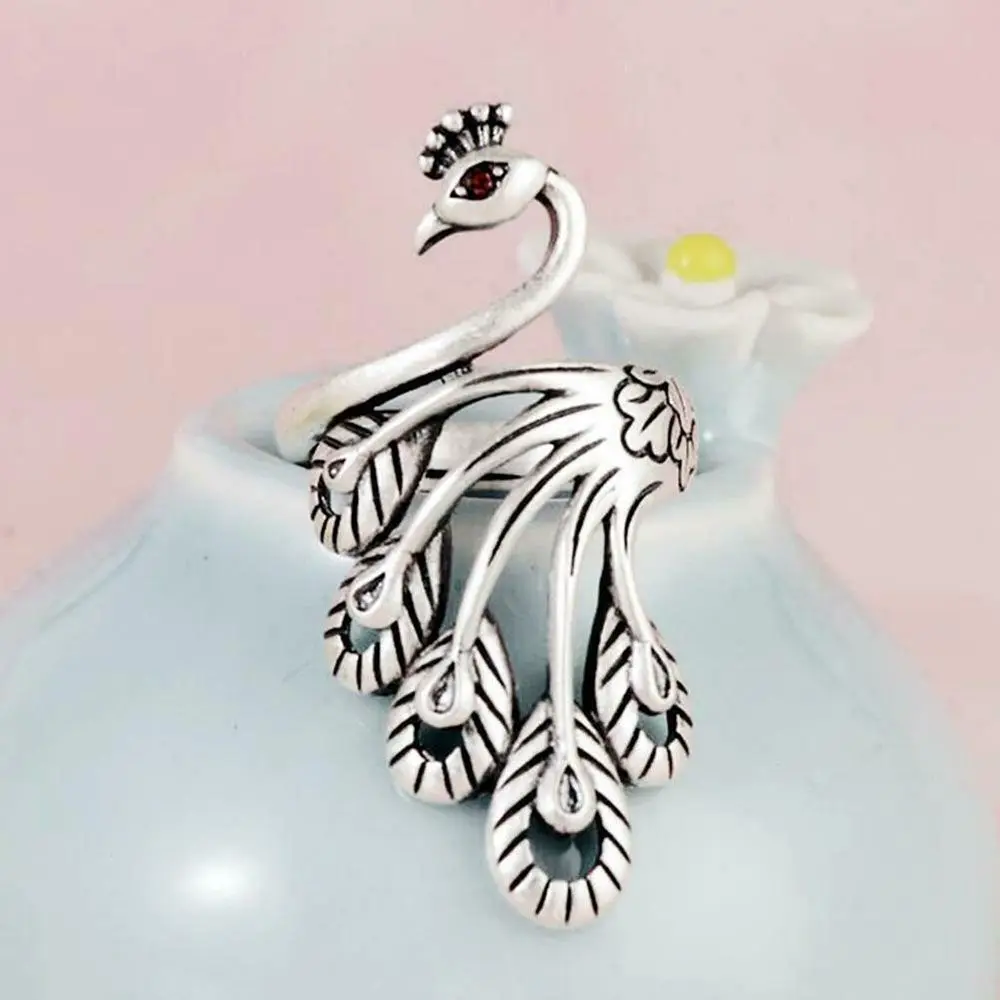 اكسسوارات الخياطة الفولاذ المقاوم للصدأ الحياكة حلقة الكروشيه الدائري الطاووس الأسماك فينيكس كشتبان حلقة حلقة الخياطة الملحقات #4