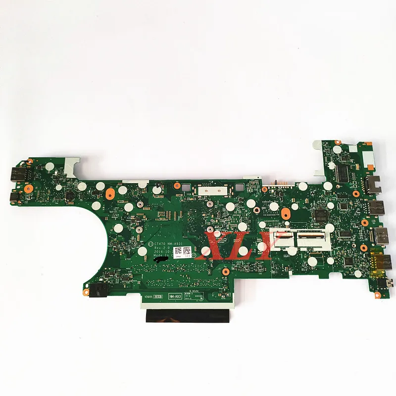 For Lenovo ThinkPad T470 Laptop Motherboard NM-A931 I5-6200U/I5-6300U CPU  100% Fully Tested