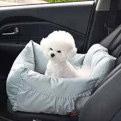 Small And Medium-sized Dog Teddy Dog Kennel In Winter To Keep Warm To Unpick And Wash A Nest Of Dual-use Pet Car Safety Seat Pad