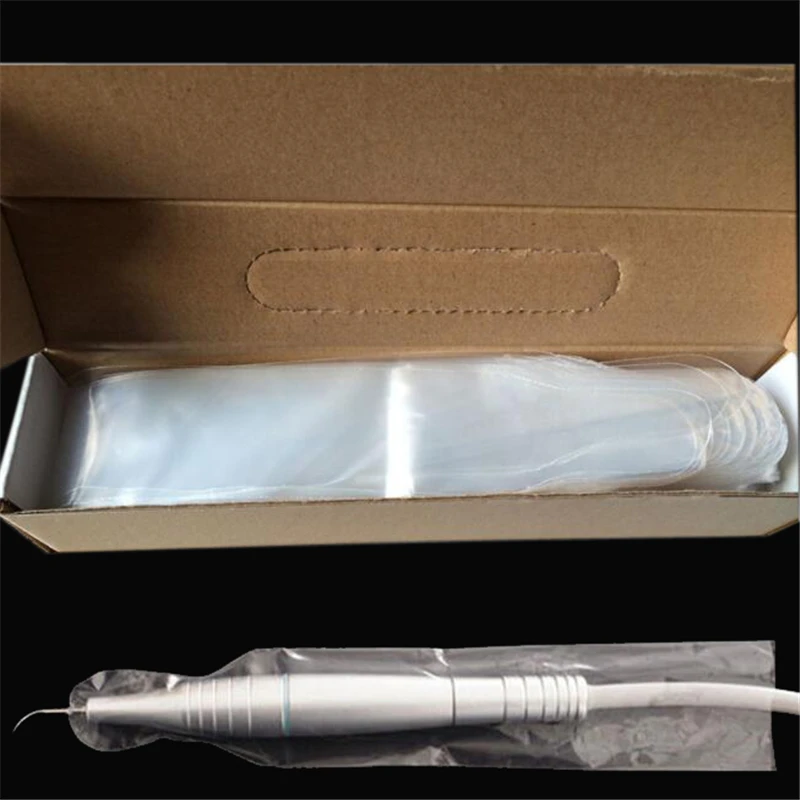 500pcs/box Dental Ultrasonic Scaler Sleeve Disposable Handle Protective Cover Sleeve Dental Products Dentist Material