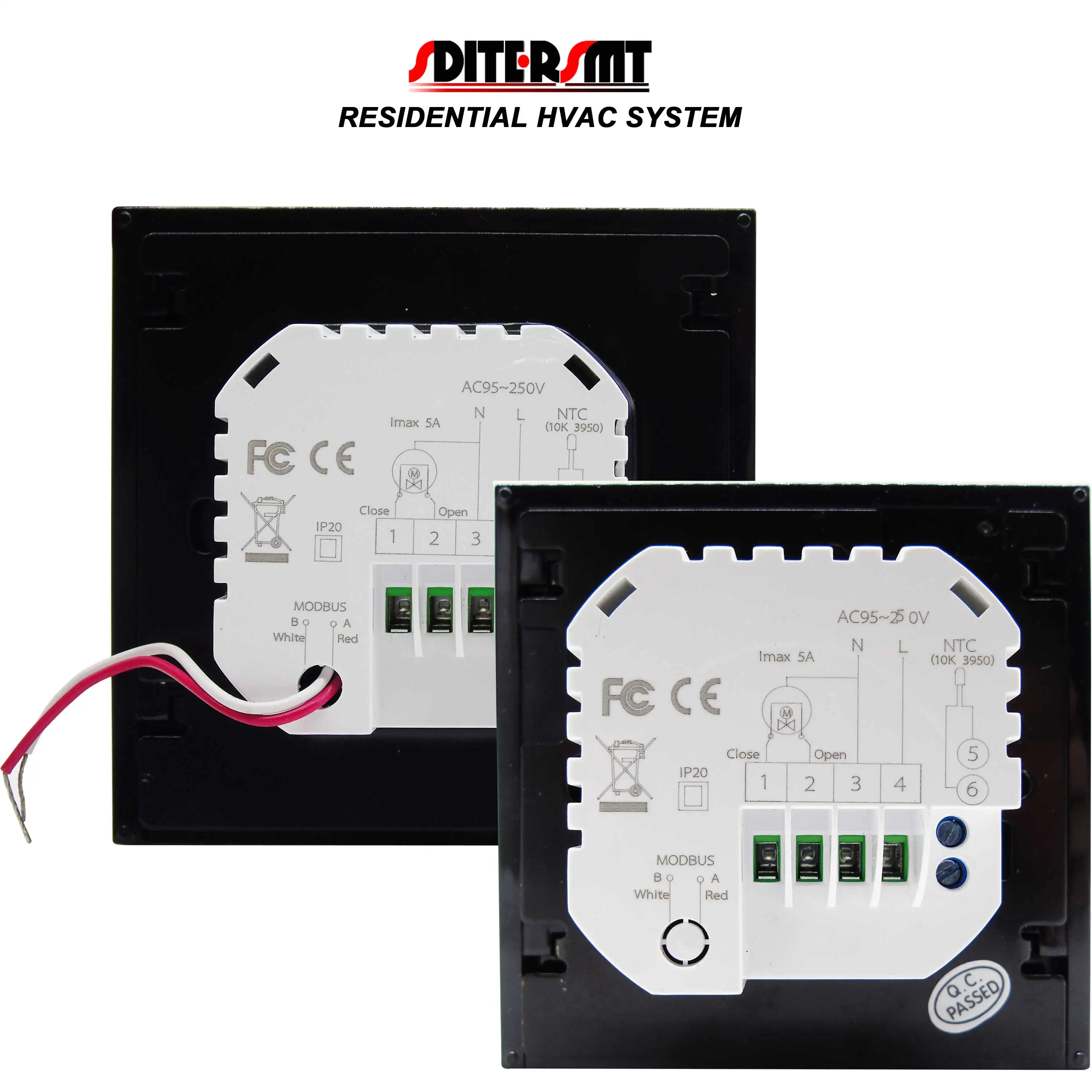 바닥 난방용 Modbus 프로토콜 난방 라디에이터, 온도조절기 제어, Yandex Alexa Google Home과 함께 작동, WIFI, 220V, 24V