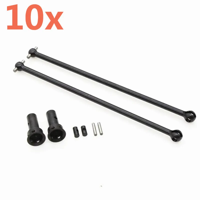 10Pcs Metal Front Drive Shaft CVD 92003 for HOBAO HYPER SST 1/8 RC Car Upgrade Parts Accessories