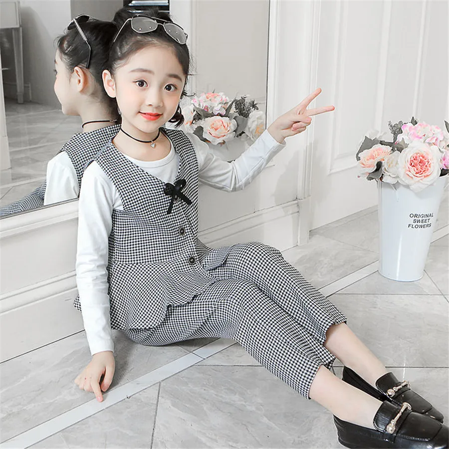 Girls Clothing Sets Kids 3 Pieces Clothes Tracksuits Toddler Girl Clothes Autumn Winter Suit Teenage Girls School Uniform