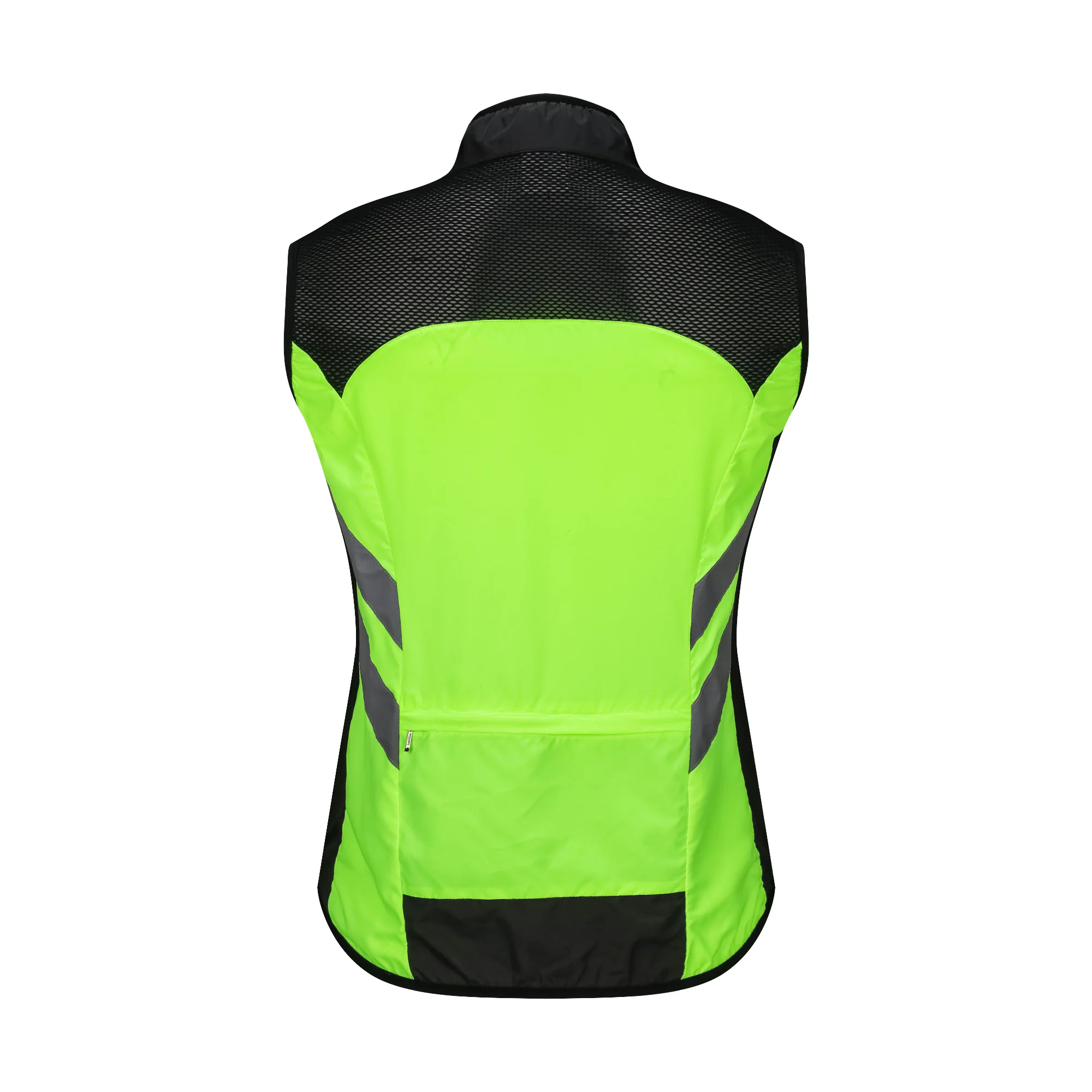 WOSAWE Reflective Cycling Vest Windproof MTB Bike Bicycle Jacket Sleeveless Jersey High Visibility Cycle Gilet cilismo Wind Coat