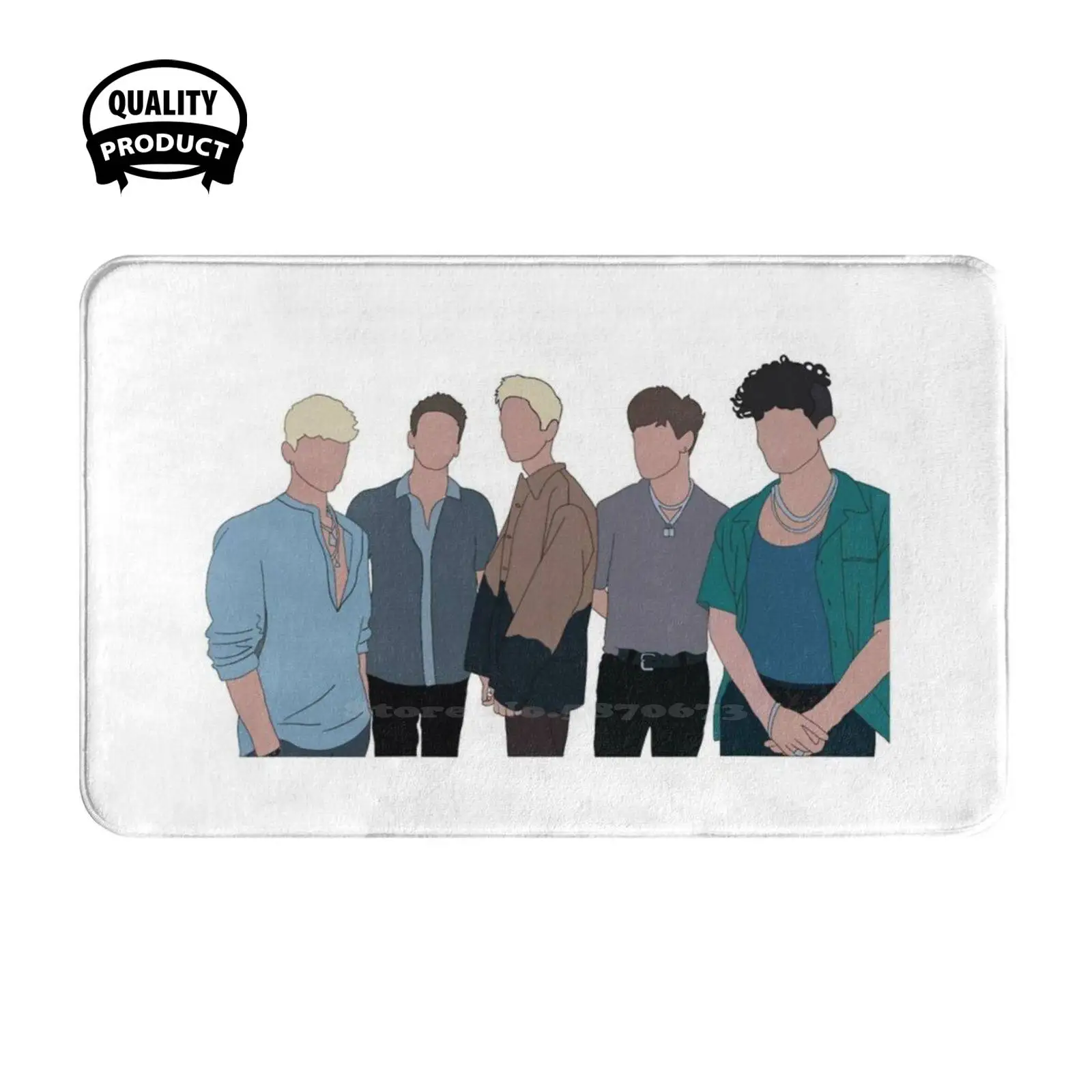 Original Why Don'T We Soft Cushion Home Carpet Door Mat Car Rug Daniel Seavey Corbyn Besson Why Dont We Zach Herron Jonah Music