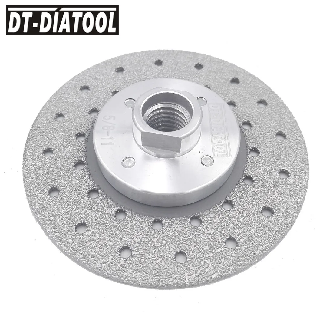 DT-DIATOOL 2個100ミリメートル/4 "ダブルサイドコーティングされたダイヤモンド切削砥石真空ろう技術石のための