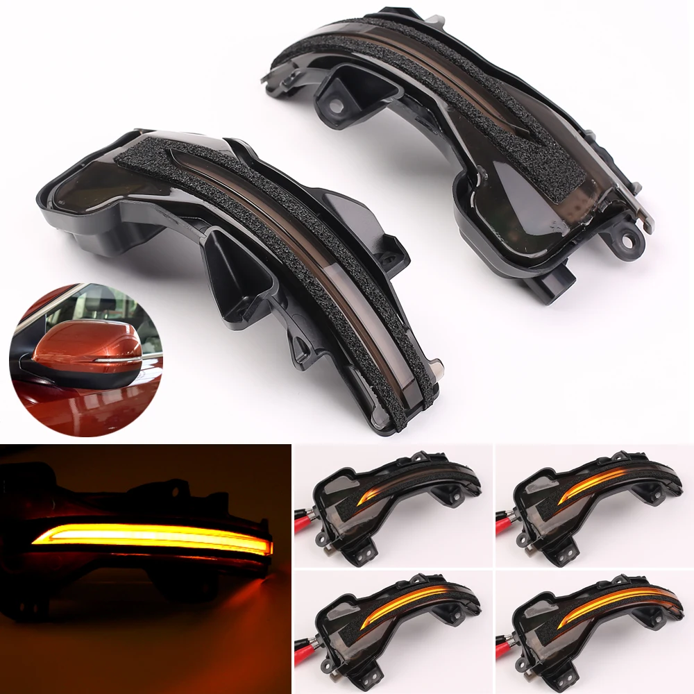 For CR-V CRV Odyssey Avancier URV XRV HRV Vezel FIT City Jazz Side Mirror Sequential Dynamic Turn Signal Light Blinker