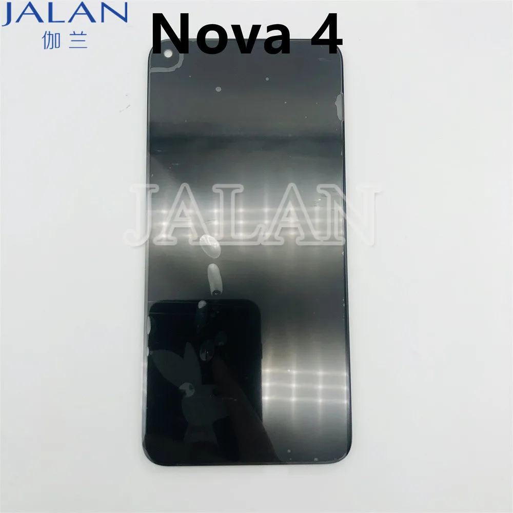 LCD Display For Huawei Nova 4 Phone Digitizer Glass Screen Assembly Replacement Repair No Frame
