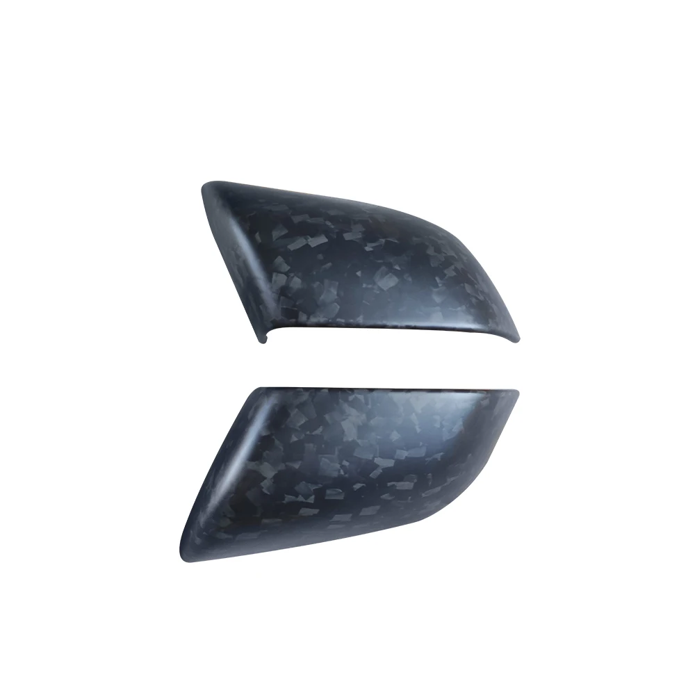 

Mirror Cover For Tesla Model Y 2020-2021 Exterior Window Door Side Matte Forge Dry Carbon Fiber Rear View Caps Reverse Case