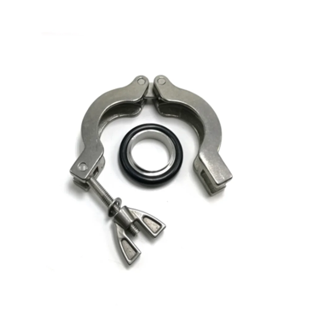 KF10 KF16 KF25 KF40 KF50, guarnizione in gomma staffa in lega di alluminio tubo a vuoto clamp, Vuoto a soffietto morsetti