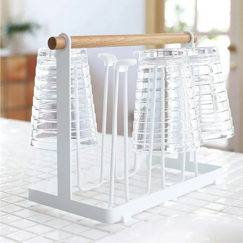 

New Cupholder Rack Iron Wine Glass Rack Storage Shelf Wine Rack With Wine Glass Holder Stand Cup Holder Glasses For Home Bar Pub