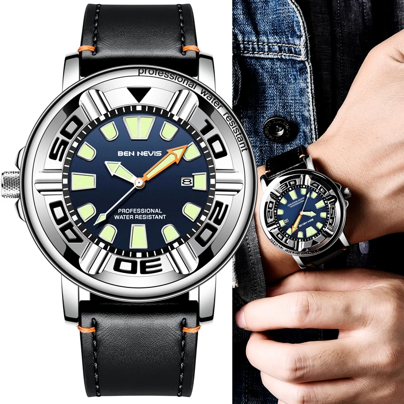 

Ben Nevis Brand Business Men's Quartz Watch Multi Functional Luminous Waterproof Watch