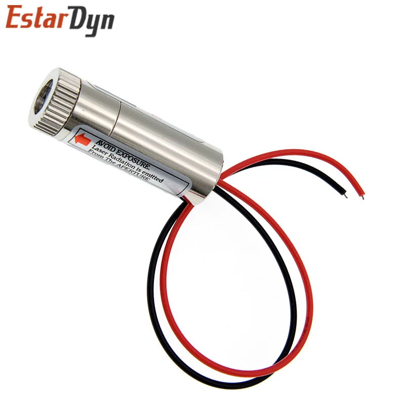 650nm 5mW Red Point / Line / Cross Laser Module Head Glass Lens Focusable Industrial Class