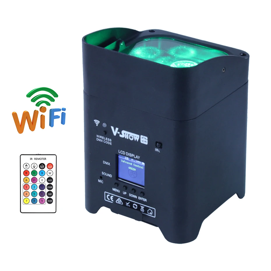 Iluminación LED RGBWA UV inalámbrica con control remoto IRC 482: Evaluación completa para eventos y DJs profesionales