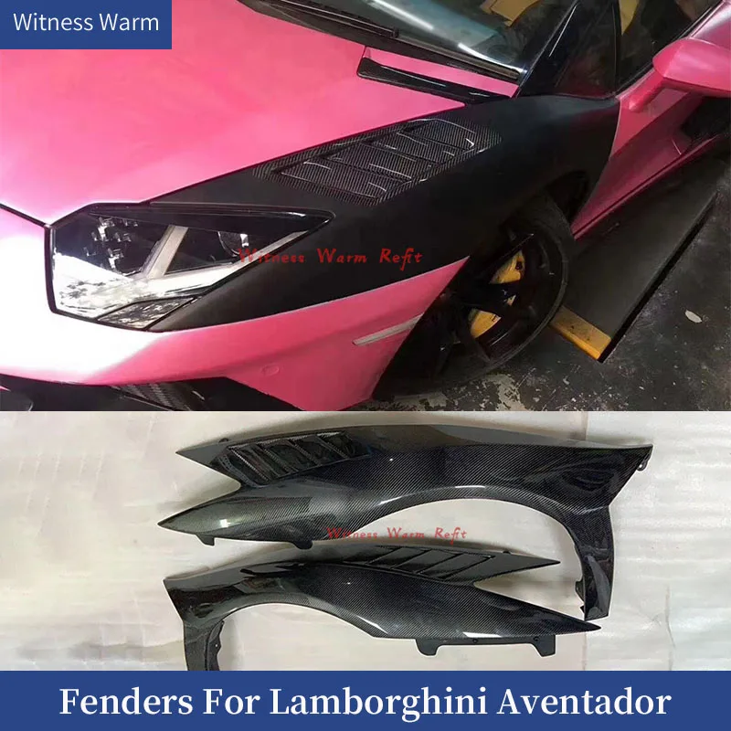 Fenders for Lamborghini Aventador LP700 LP720 LP750 Carbon fiber FRP carbon fiber front bumper side Fender