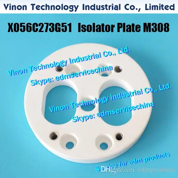 

M307/M308 Ceramic Isolator Plate Lower X056C110G51 Size Ø115x15mm For SX/CX Machines, X056C273G51 Size Ø115x20mm For FX Machines