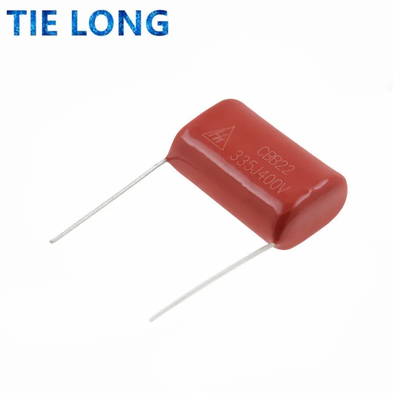 10PCS 400V335J 3.3uF Pitch 25mm 400V 335 3300nf CBB Polypropylene film capacitor