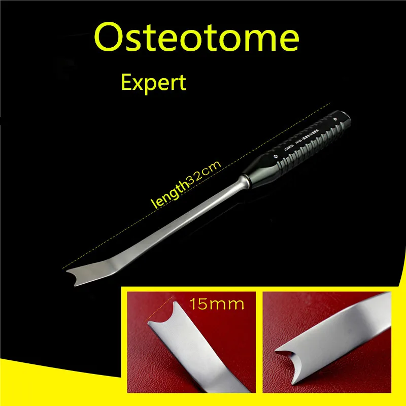 Orthopedic instruments medical double shoulder osteotome with hip joint surgical  preserved 2 tip Osteotomy knife Double blade