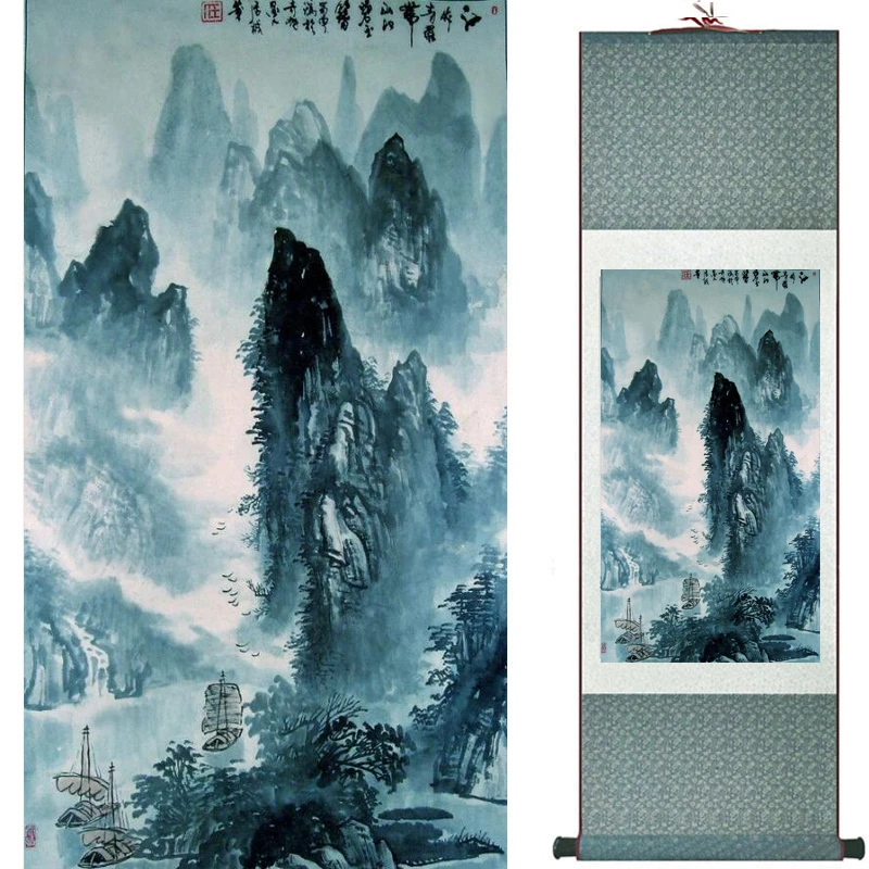 

Landscape art painting Chinese traditional art painting China ink painting fashion painting 2019081228