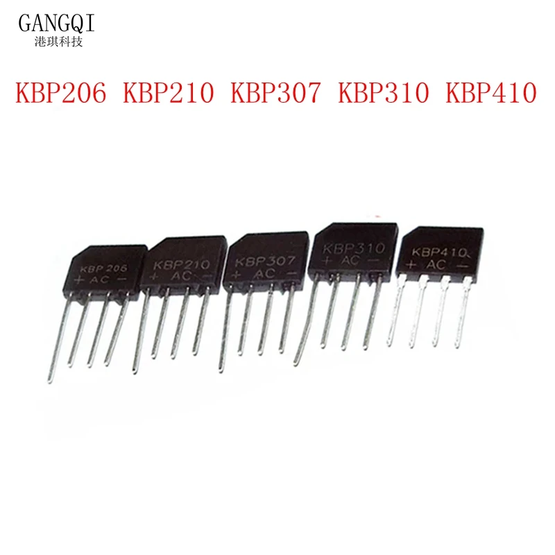 10PCS KBP206 KBP210…