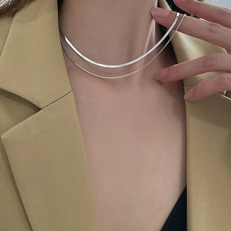 xxixx  New Fashion Modern Choker Necklace Two Layers Round Necklaces Gold Color Necklace Choker Jewelry For Women x-134