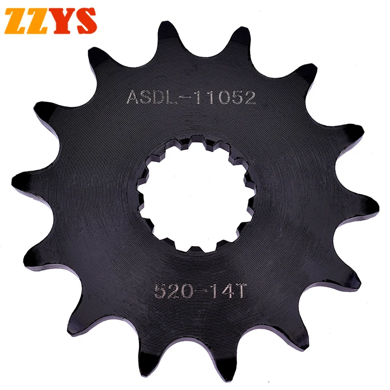 520 14T Front Sprocket Gear Wheel For Yamaha WR250 WR250F YZ250 YZ250L YZ250P YZ250R YZ250T YZ250X YZ WR 250 MX400 MX400B MX 400