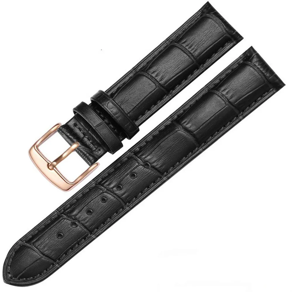 Universal Leather Watch Strap replacement Leather Watchband 12mm 14mm 16mm 18mm 19mm 20mm 21mm 22mm 24mm Watch Band