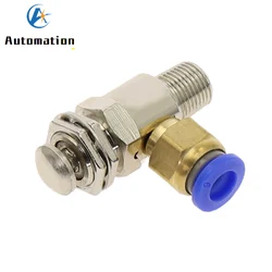 Air Pneumatic Mechanical Valve TAC2-3P N/C Exhaust valve 2 Position 3 Way M5 Female 1/8 Male Thread Self-reset Button Switch