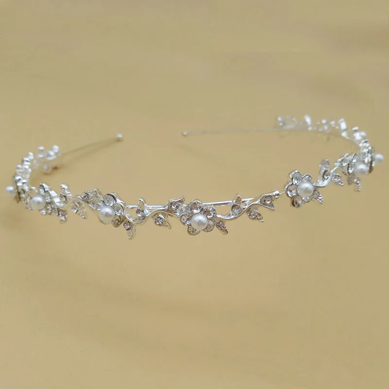 Luxe Crystal Haar Sieraden Parel Shining Tiara En Kronen Luxe Koningin Prinses Diadeem Bridal Bruiloft Haaraccessoires