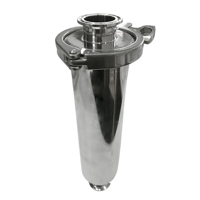 Sanitary Stainless Steel Inline Filter Fit Pipe OD 38mm/51mm Tri Clamp SS304 Strainer Filter Ferrule OD 50.5/64mm Homebrew Wort