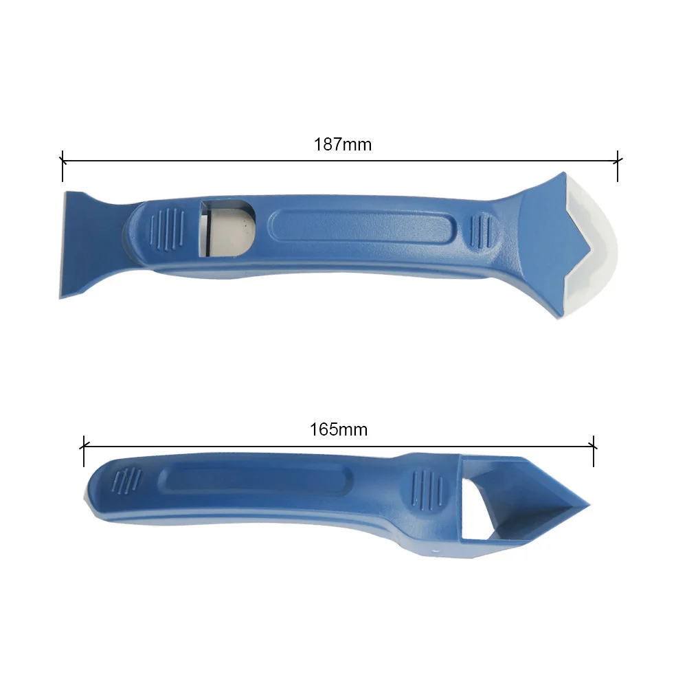 Removedor de silicona de 3 piezas, sellador, raspador suave, Kit de herramientas de lechada